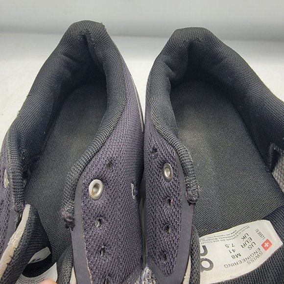 On Cloud Mens 8 Gray Black Sneakers Shoes Athletic Casual Lightweight Outdoors main image 6